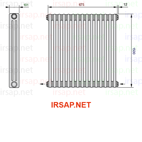 Радиатор IRSAP Tesi 31500/15 T08 CL 01